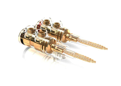 Viablue TS Connectors (G) 鍍金喇叭插頭 (B/Y/P)