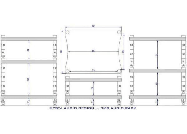 MYSTJ CMS HiFi Rack 音響架 (港、澳地區Only)