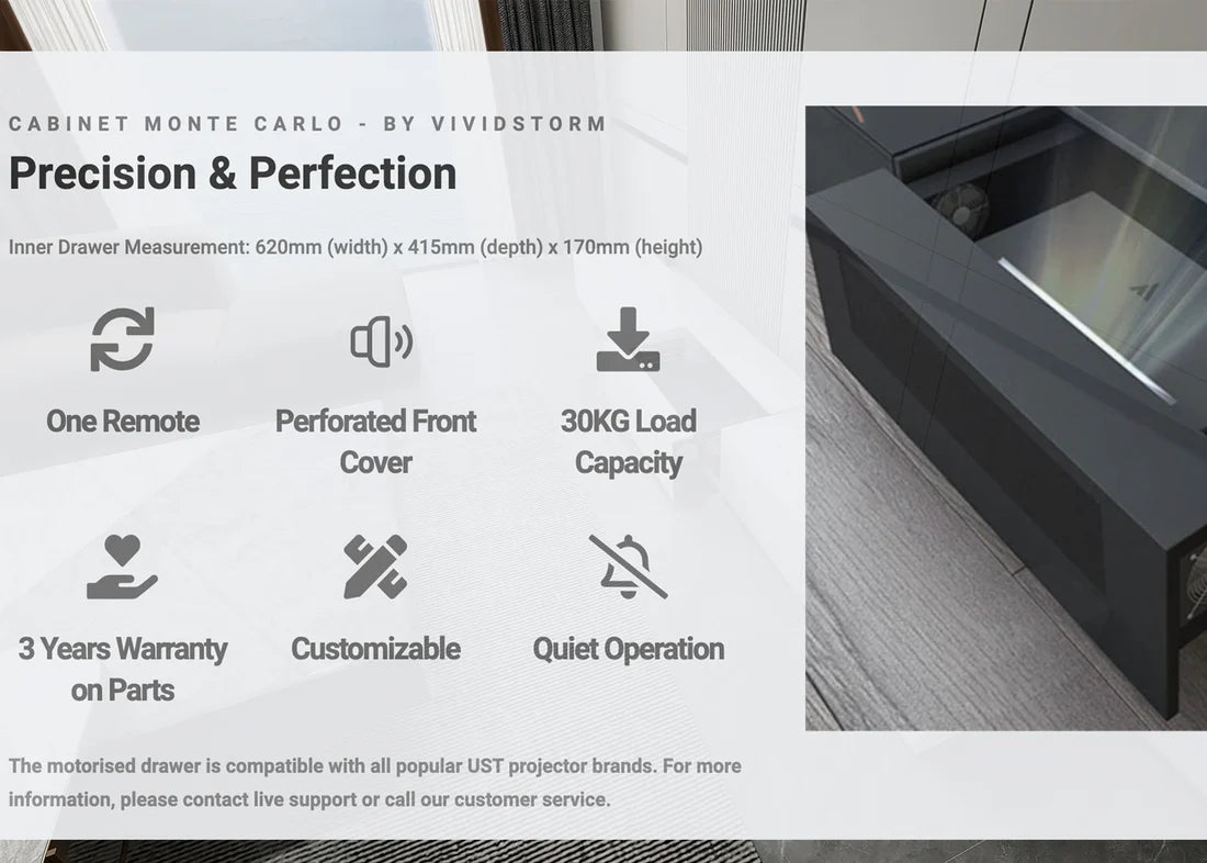 VividStorm Monte Carlo Smart Cabinet 智能投影櫃組合