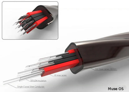 Harmonic Technology Muse OS SCS 方形單晶銀電源線