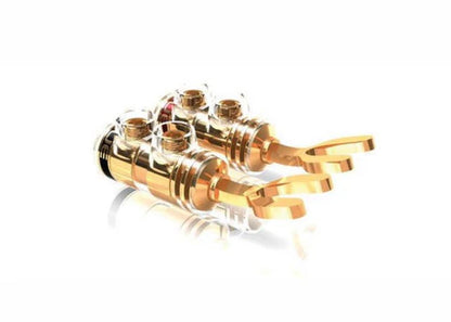 Viablue TS Connectors (G) 鍍金喇叭插頭 (B/Y/P)