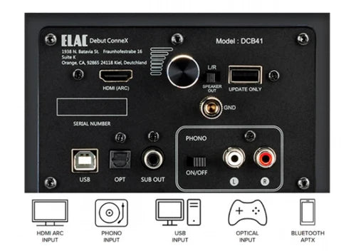 ELAC Debut ConneX DCB41 藍牙解碼主動式喇叭